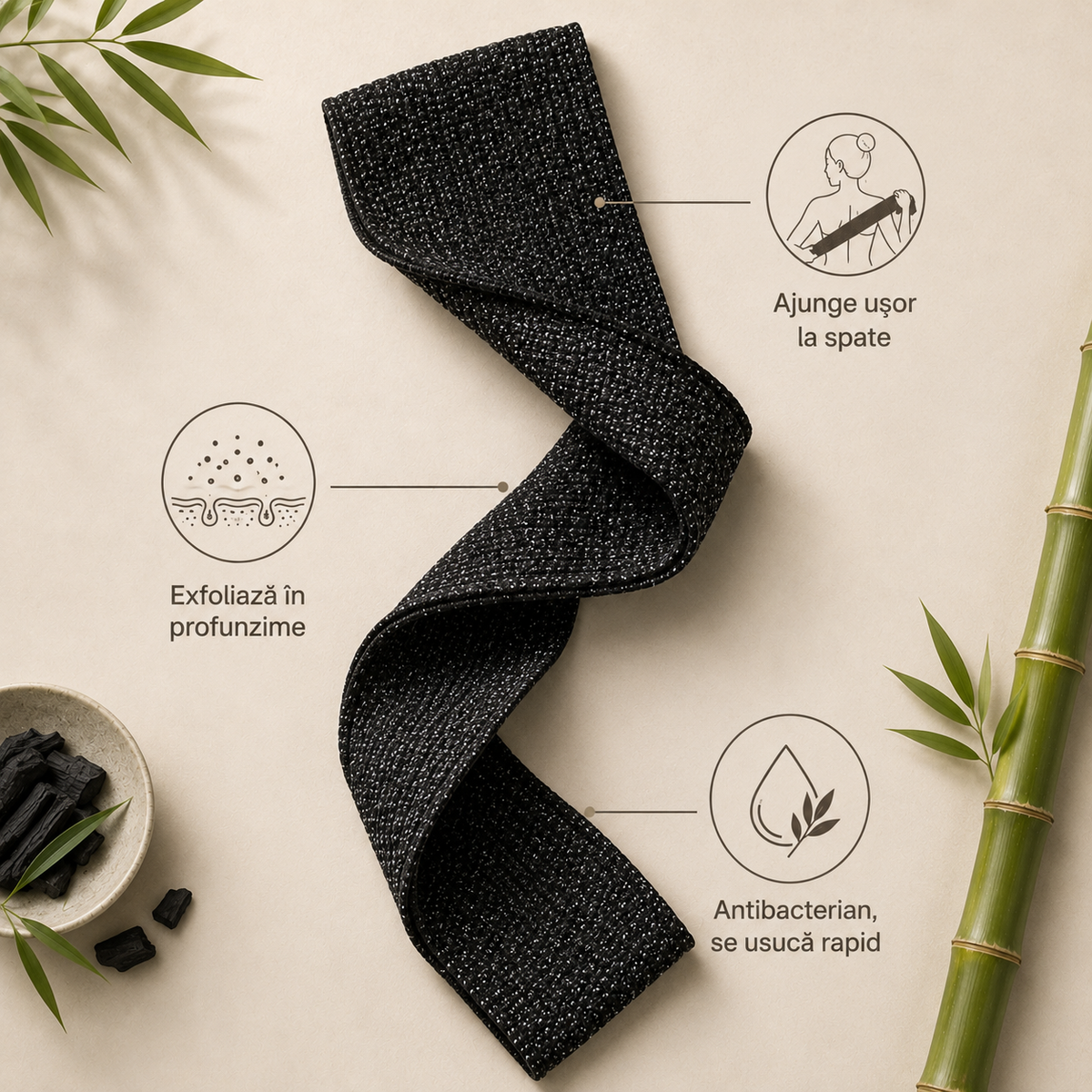 KINU-Prosop Exfoliant Japonez pentru Corp