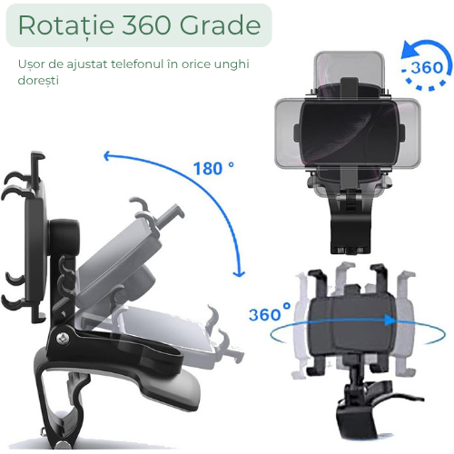 Suport Telefon Auto reglabil 360