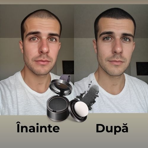 Pudră Hairline Naturală pentru Mascarea Golurilor