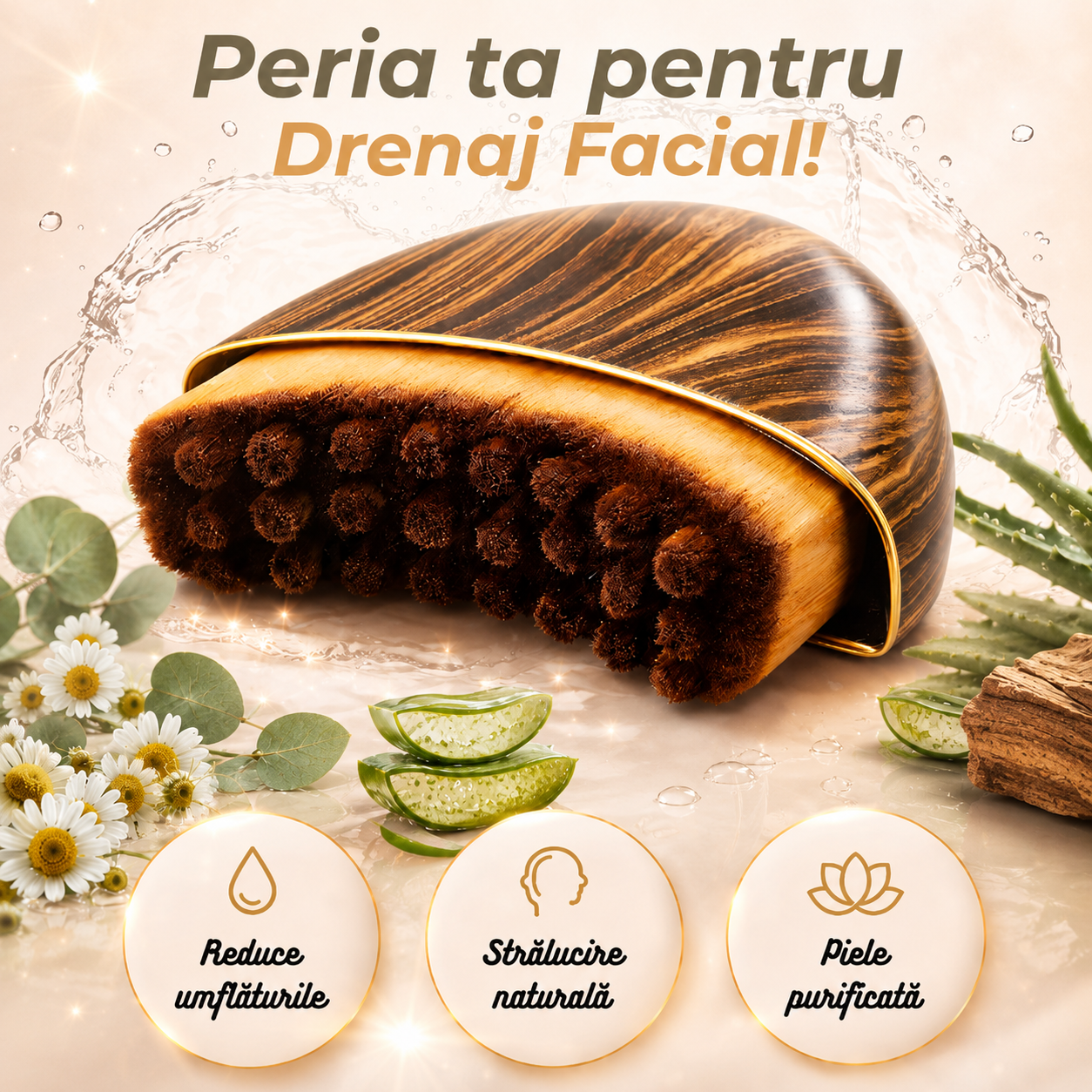 Perie Masaj Facial -RENOVA-
